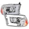 Spec-D Tuning 2009-2019 DODGE RAM 1500 / 2500 / 3500 PROJECTOR HEADLIGHTS, PK  2 2LHP-RAM09-SQ-RS - alternate 1